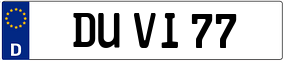 Truck License Plate